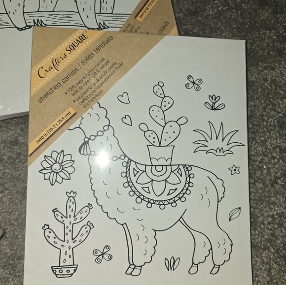 - 3Painting Canvas with Bundle Crayola Washable Paints AND BRUSHES ALL NEW! - Picture 2 of 6